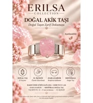 Sertifikalı Açık Pembe Akik Taşı Doğal Taş Yüzük Gümüş Kaplama Bakır Kasa Ayarlanabilir