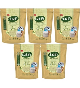 Dalan Doğal Granül Sabun Tozu 1KG Bebekler İçin %100 Zeytinyağlı (5 Li Set)