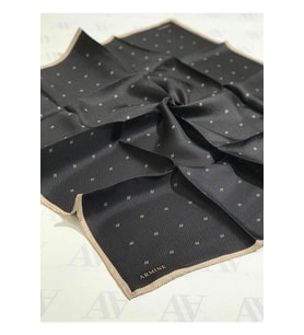 Armine Nostalji Serisi %100 Twill İpek Eşarp 8259D 01
