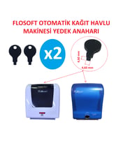 Flosoft Otomatik Kağıt Havlu Dispanseri Yedek Anahtarı - 2 Adet