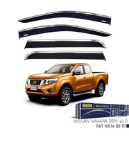 Nissan Uyumlu Navara -2015 Kromlu Cam Rüzgarlığı 4Lü Parça
