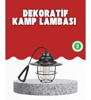 Açık Hava Etkinlikleri İçin Çam Kozalağı Gece Işığı