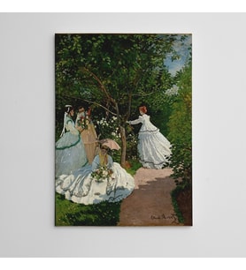 Monet Bahçedeki Kadınlar Kanvas Tablo