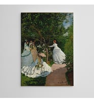 Monet Bahçedeki Kadınlar Kanvas Tablo
