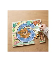 Sayıları Öğrenelim Tasarımlı 24 Parça Ahşap Çocuk Puzzle MPK0935