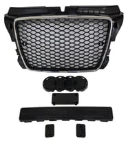 Audi A3 RS3 Panjur Krom/Siyah 2008-2013 Arası Uyumlu