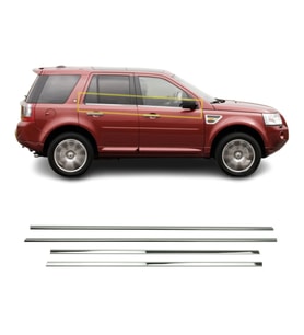 Land Rover Freelander 2 Krom Cam Çıtası 4 Prç. 2006-2014 P.Çelik
