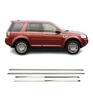 Land Rover Freelander 2 Krom Cam Çıtası 4 Prç. 2006-2014 P.Çelik