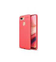 Oppo A12 Uyumlu Kılıf Zore Niss Silikon Kapak (Kırmızı)