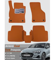 AUDİ A3 SEDAN (2020-2025) Uyumlu EVA Paspas Tam Set–Araca Özel,Su Geçirmez,Kolay Montaj