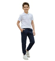 Lacivert Renk 3 İplik Manşetli Kız Erkek Çocuk Eşofman Alt BGL-ST05046