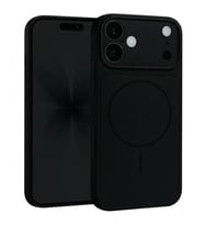 ?Phone 16 ile Uyumlu 17 Pro G�r�n�ml� Magsafe Destekli Kablosuz ?arj �zellikli Kamera Lens Korumal? ??k Metal G�r�n�ml� Telefon K?l?f?