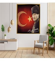 ÇERÇEVELİ ATATÜRK TABLO S729