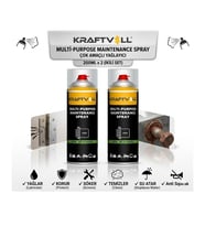 Çok Amaçlı Pas Sökücü Yağlayıcı Sprey 200 ml x 2 Adet - WD-40 Karşılığı Kraftvoll Bakım Seti