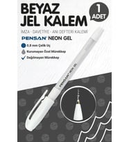 Pensan NEON JEL Kalem - Tükenmez Kalem 1 mm Beyaz 1 Adet -T383