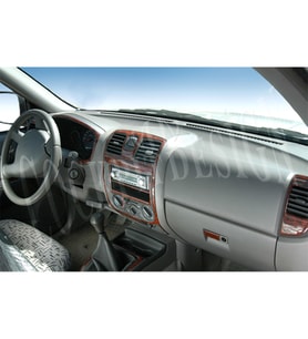 Meriç® Isuzu D Max Tek Kabin 2X2 Maun Kaplama Maun 14 Parça 2005-2006 (Maun)