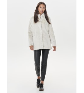 ONLVIDA FAUX FUR COAT OTW (Bej)