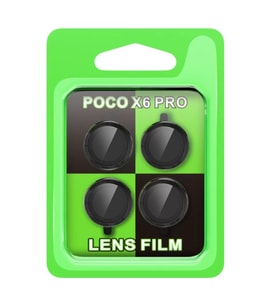 Poco X6 Raze Metal Kamera Lens - Siyah