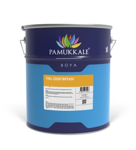 Pamukkale Yol Çizgi Boyası Solvent Bazlı 20 Kg Antrasit Gri Ral 7016