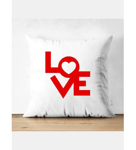 Love Kırlent Kılıfı - Aşk Yastık Kılıfı
