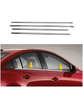 Toyota Corolla Çıta Cam Sıyırıcı Fitil Krom 4 Parça 2007-2012