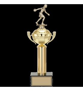 ODAK KUPA - Figürlü Kupalar - Bowling Kadın Figürlü Kupalar FG-048 B - 40 cm