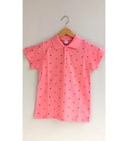 Bilge Trend Erkek Kız Çocuk Polo Yaka Kısa Kollu Çapa Gemici Baskılı T-Shirt