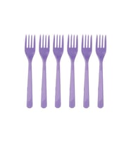 Lila Plastik Çatal