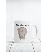 Olur Olur Yeriz Baskılı Kupa Bardak