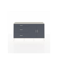 Arges Konsol 2 Raflı 3 Çekmeceli 2 Kapaklı 176x30x99 Aytaşı-Antrasit