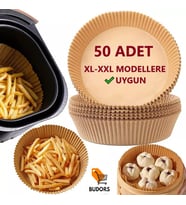 pisirme kagidi airfryer xxl xl air fryer yagli kagit  xiaomi philips tüm markalara uyumlu 50 adet