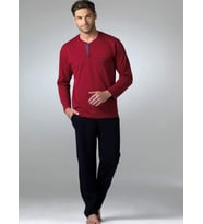 PİERRE CARDİN 5454 Penye Uzun Kol 4 Mevsimlik Çeyiz  Pijama Takımı