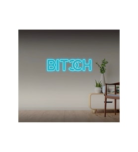 BITCH Yazılı Neon Tabela
