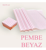 Ambalaj Kağıdı Paketleme Kağıdı Çeyiz Paketleme Kağıdı Ambalaj Kağıt 50x70 cm 10 Adet Pembe-Beyaz Hediye Paketi-T437 (Renksiz)