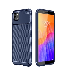 Y5P Kılıf Auto Focus Karbon Kapak - Lacivert