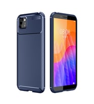 Y5P Kılıf Auto Focus Karbon Kapak - Lacivert