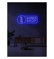 BARBER SHOP Yazılı ve Şekilli Neon Tabela