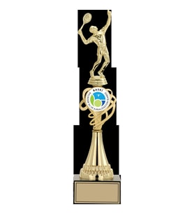 ODAK KUPA - Figürlü Kupalar - Tenis Erkek Figürlü Kupalar FG-034 A - 39 cm