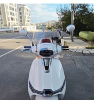 MOTOCAM Yuki Risotto 125 Ön Cam 2022-2026 Model 43cm Şeffaf Renkli 4mm Elcikli APARATSIZ