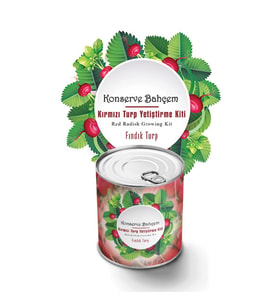 Mcg® Konserve Bahçem Evde Konservede Fındık Turp Yetiştirme Kiti