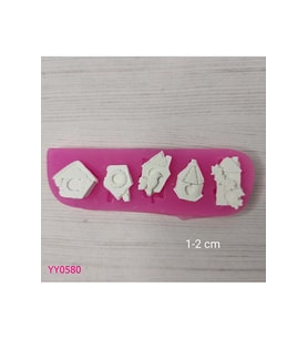 YY0580-Kuş Evleri 5Li Silikon Kalıp (Çok Renkli)