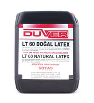 Duver LT 60 Profesyonel Su Bazlı Doğal Latex Yapıştırıcı