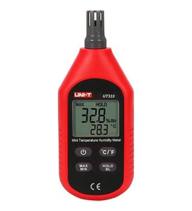 Unı-T UT333 Mini Sıcaklık ve Nem Ölçer (Siyah)