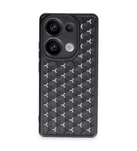Xiaomi Redmi Note 13 Pro 4g Kılıf Petek Silikon Kapak - Siyah