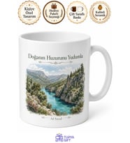 Karaisalı Doğa Güzellikleri Adana Hatırası Kahve Kupası Hediye Bardak