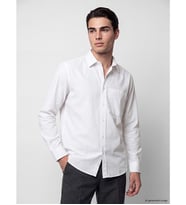 LC WAIKIKI Beyaz Regular Fit Gabardin Erkek Gömlek