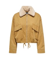 Only Kadın Onlvics Canvas Kürklü Yaka Jacket Bej Mont -15325947