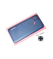 Oppo Realme C15 kasa Arka Pil Batarya Kapağı MAVİ