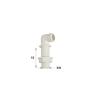 Mey İthalat® Klozet Temiz Su Giriş Dirseği 5,2 cm 3/8
