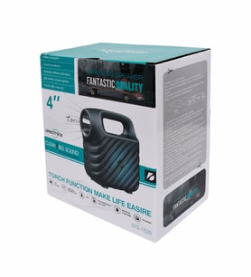Ultratekno GTS 1525 Işıklı 4" Taşınabilir Bluetooth Hoparlör El Fenerli FM Radyo USB/TF/AUX Destekli Speaker